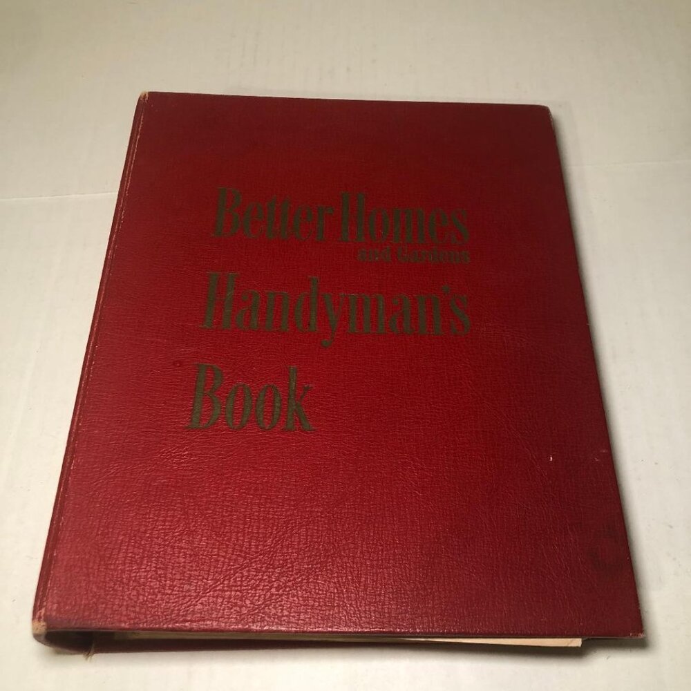 Better Homes and Gardens Handyman's Book | 1951 1st Edition Binder Vintage DIY